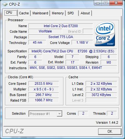  Intel E7200 