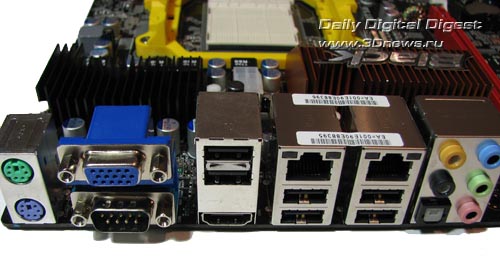  Elitegroup A790GXM-A задняя панель 