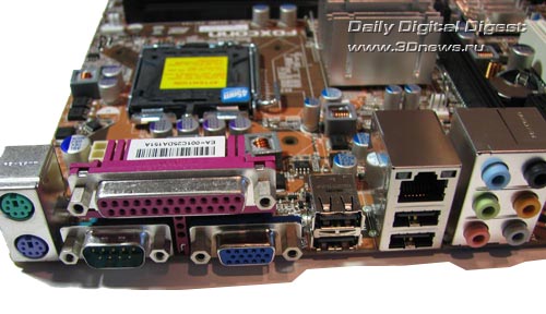 Foxconn G31MG-S задняя панель