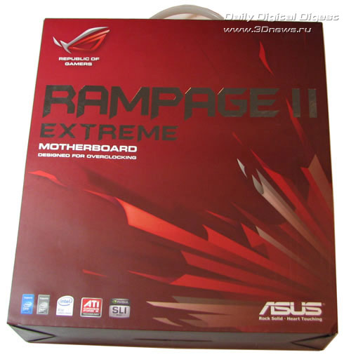 ASUS Rampage II Extreme упаковка 