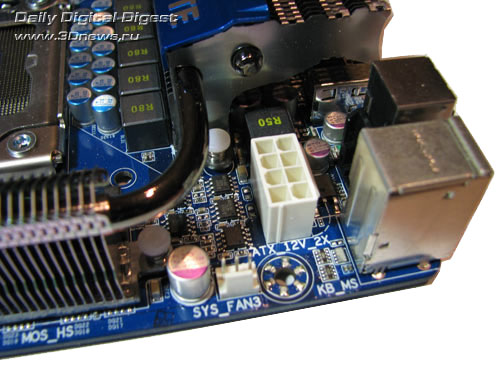  Gigabyte EX58-UD5 разъем питания 