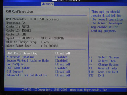 ASUS M4A78T-E CPU