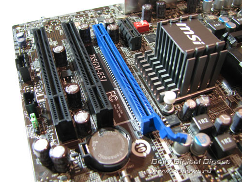  MSI 785GM-E51 слоты расширения 
