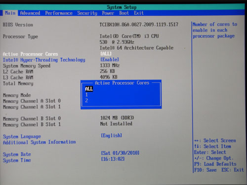 Intel DH55TC CPU 1