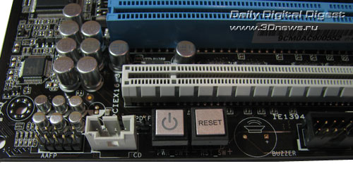  ASUS P6X58D Premium кнопки 