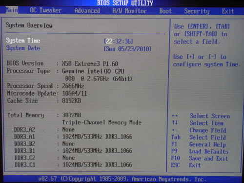 ASRock X58 Extreme3 BIOS