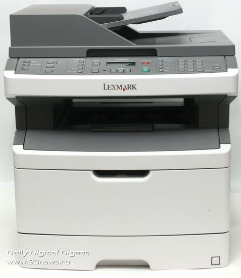  Lexmark x364dn. Вид спереди 