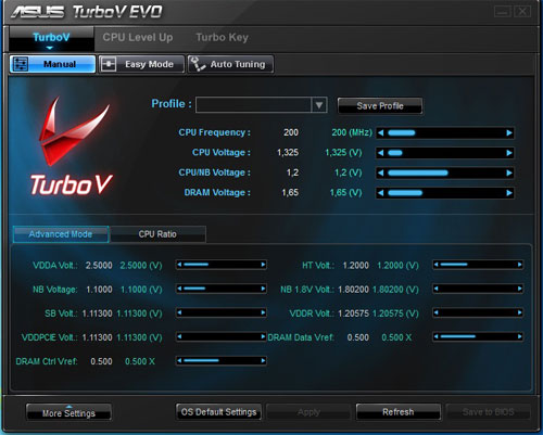ASUS Crosshair IV разгон TurboV