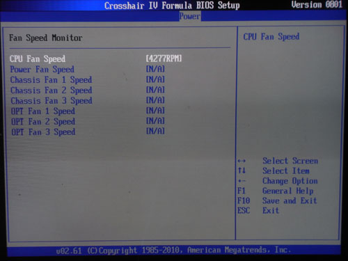 ASUS Crosshair IV системный мониторинг 4