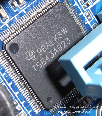  Gigabyte X58A-UD9 контроллер FireWire 