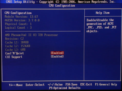 Foxconn A88GM Deluxe CPU