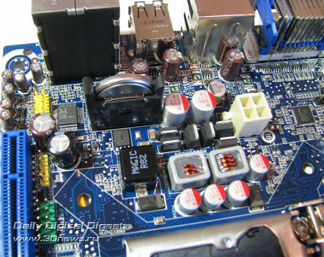  Intel DH57JG разъем питания 