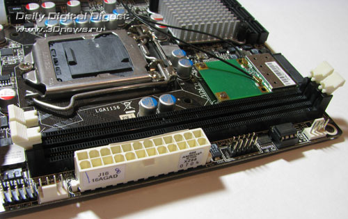  Manli IH55WF-I DIMMs 