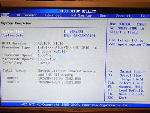 ASRock AD510PV BIOS