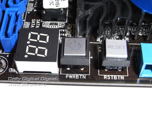  ASRock P55 Extreme4 кнопки 