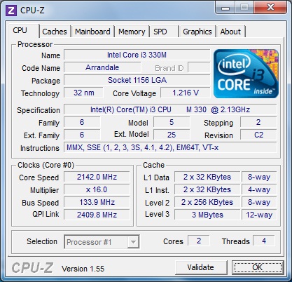 ASRock Core 100HT штатная частота 1