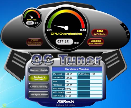 ASRock Core 100HT OC Tuner