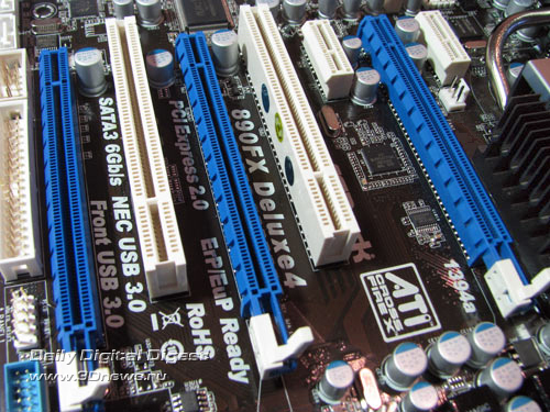  ASRock 890FX Deluxe4 слоты расширения 