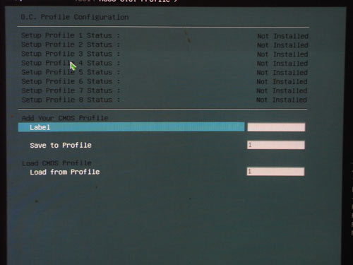 ASUS P8P67-M Pro OC Profile