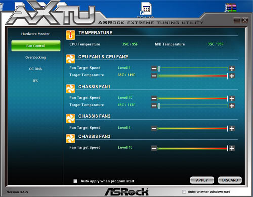 ASRock P67 Extreme4 системный мониторинг 4