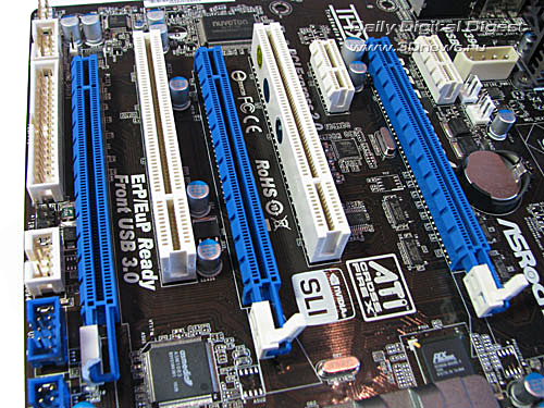  ASRock P67 Extreme4 слоты 