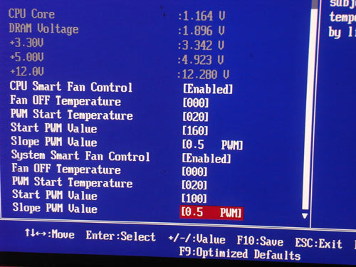 Foxconn D52S системный мониторинг 2