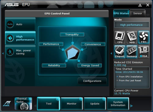 ASUS Sabertooth P67 EPU