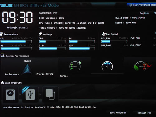 ASUS Sabertooth P67 BIOS