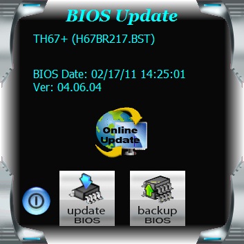 Biostar TH67+ BIOS update