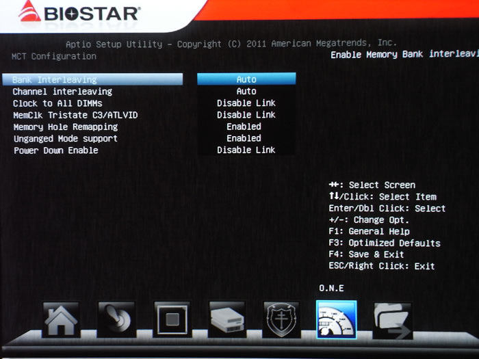 Biostar TA75A+ настройки памяти 2