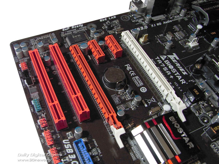  Biostar TA75A+ слоты 