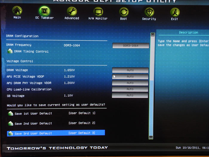 ASRock Z68 Extreme4 profiles