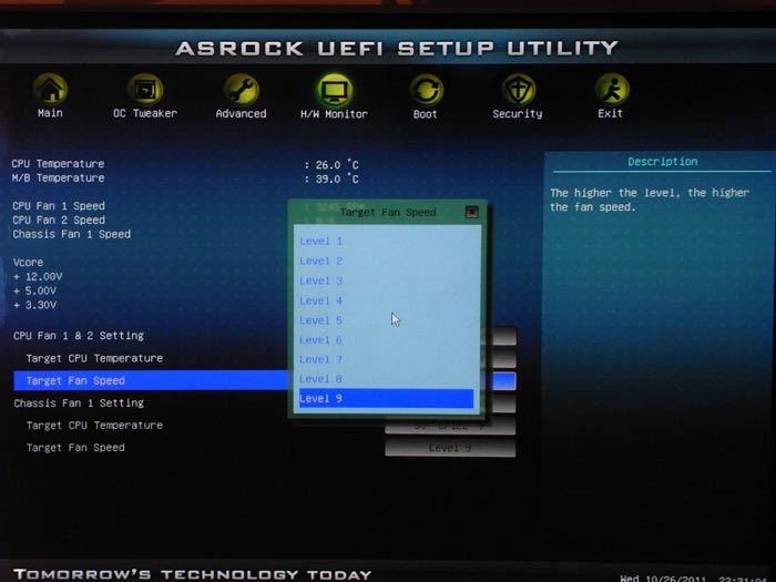 ASRock A75M-ITX системный мониторинг 2