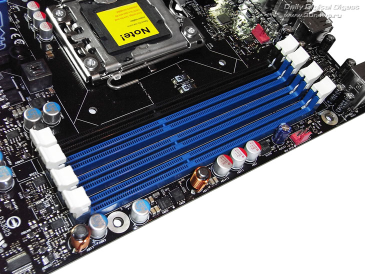  Intel DX58SO двухсторонние модули памяти 