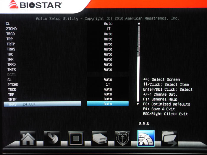 Biostar TA990FXE настройки памяти 1