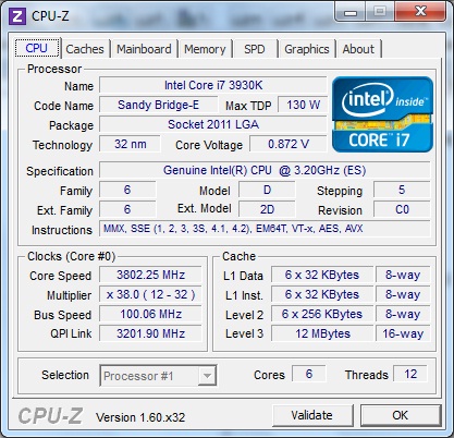 ASUS P9X79 WS штатная частота