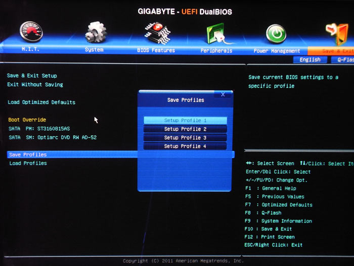 Gigabyte B75M-D3H профили