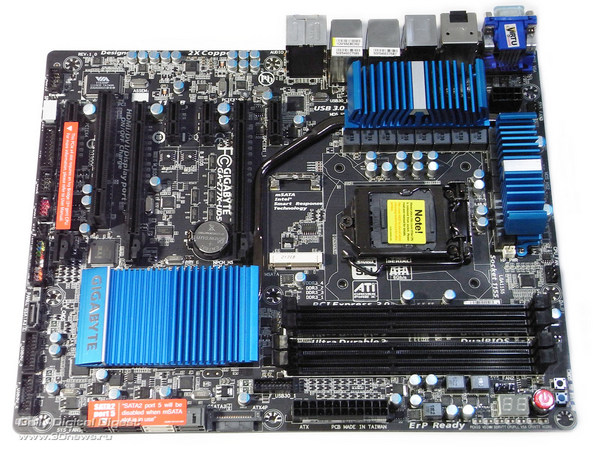  Gigabyte Z77X-UD5H плата 