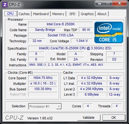 Gigabyte Z77X-UD5H штатная частота
