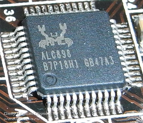  ASRock Z77 Extreme6 звуковой контроллер 