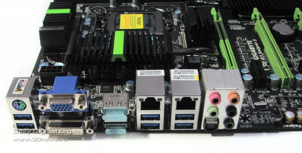  Gigabyte G1.Sniper 3  задняя панель 