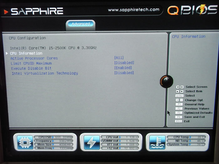 Sapphire PURE Platinum Z77K CPU