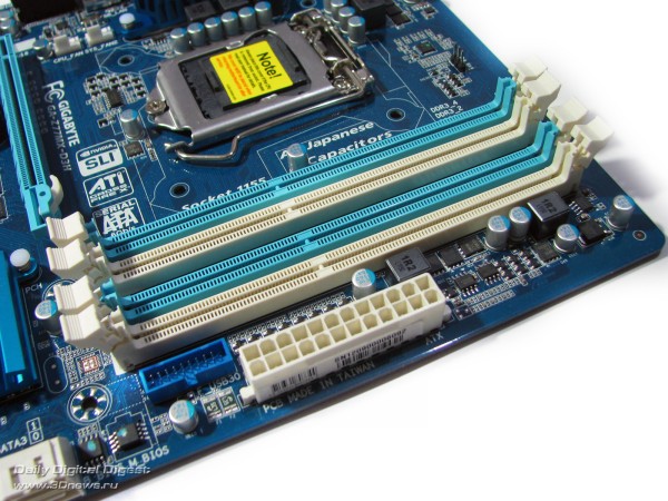  Gigabyte Z77MX-D3H DIMMs 