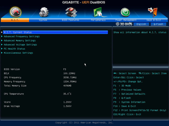 Gigabyte Z77MX-D3H TH BIOS