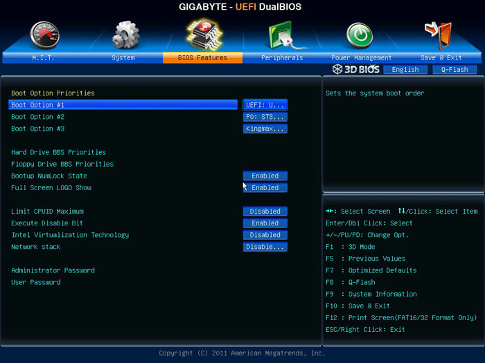 Gigabyte Z77MX-D3H TH BIOS1