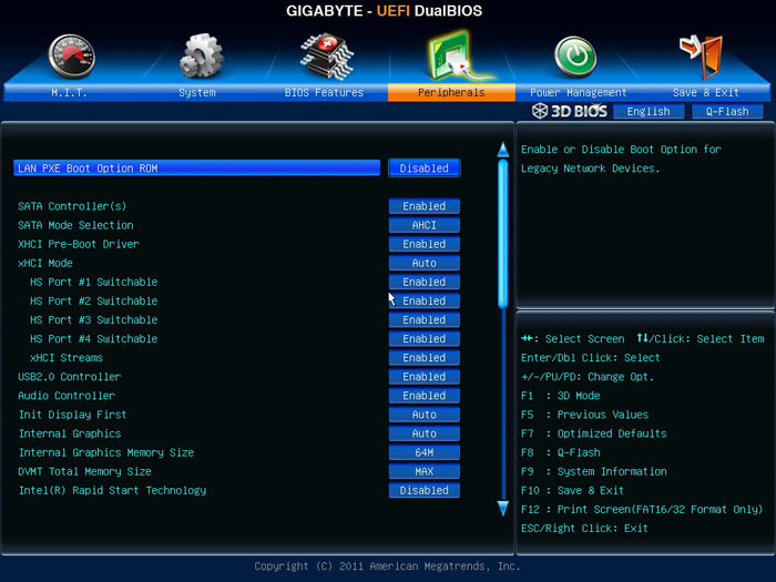 Gigabyte Z77MX-D3H TH BIOS2