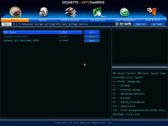 Gigabyte Z77MX-D3H TH настройки разгона 3