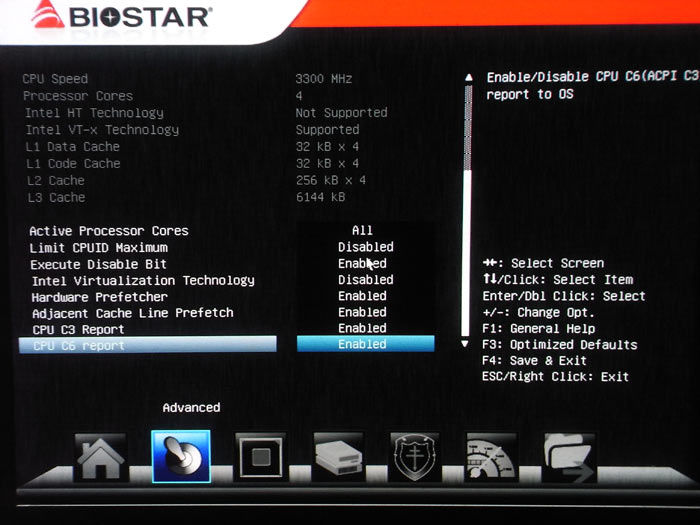 Biostar Hi-Fi Z77X CPU