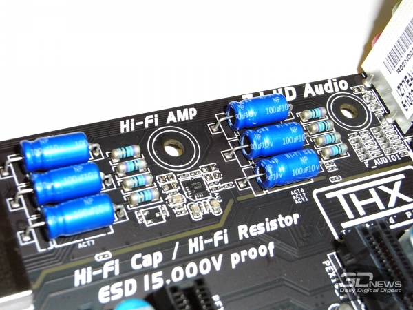  Biostar Hi-Fi Z77X  звуковая подсистема 