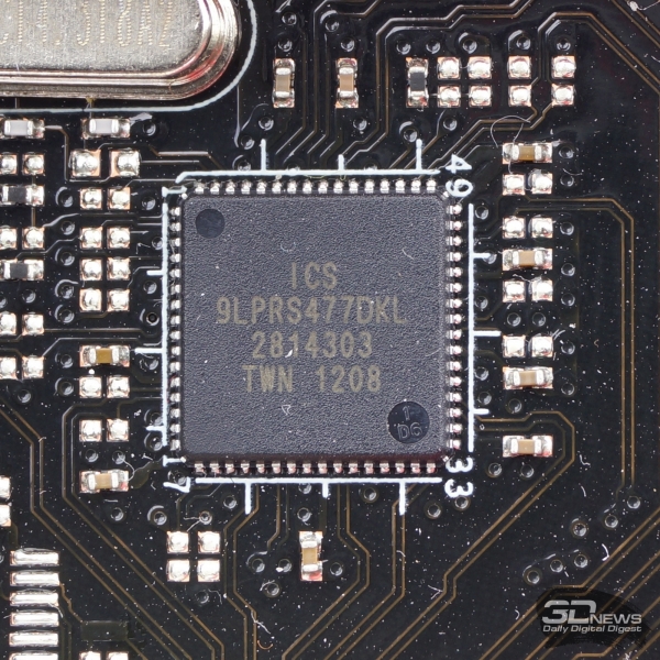 Таковый генератор системной шины ICS 9LPRS477DKL &mdash; обзор материнской платы ASUS Crosshair V Formula-Z 